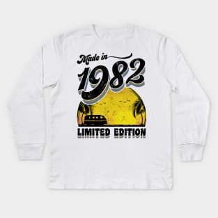 Made in 1982 All Original Parts Kids Long Sleeve T-Shirt